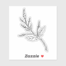 Adesivo Vinheta Herbo Mugwort