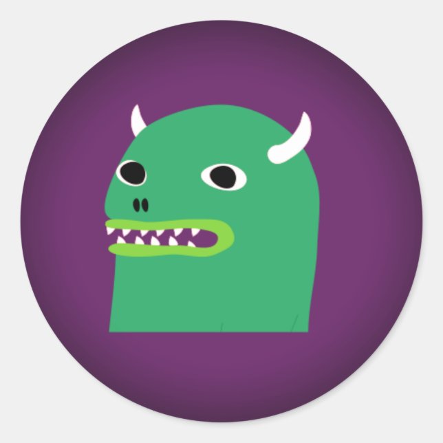 Adesivo Vinheta HipMonster (Frente)