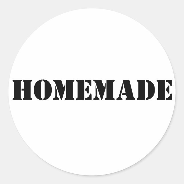 Adesivo Vinheta Homemade Stencil (Frente)