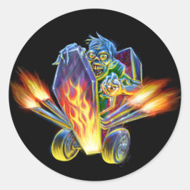 Adesivo Vinheta Hotrod Zombie