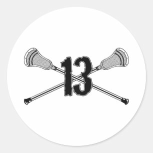 Adesivo Vinheta Lacrosse Número 13