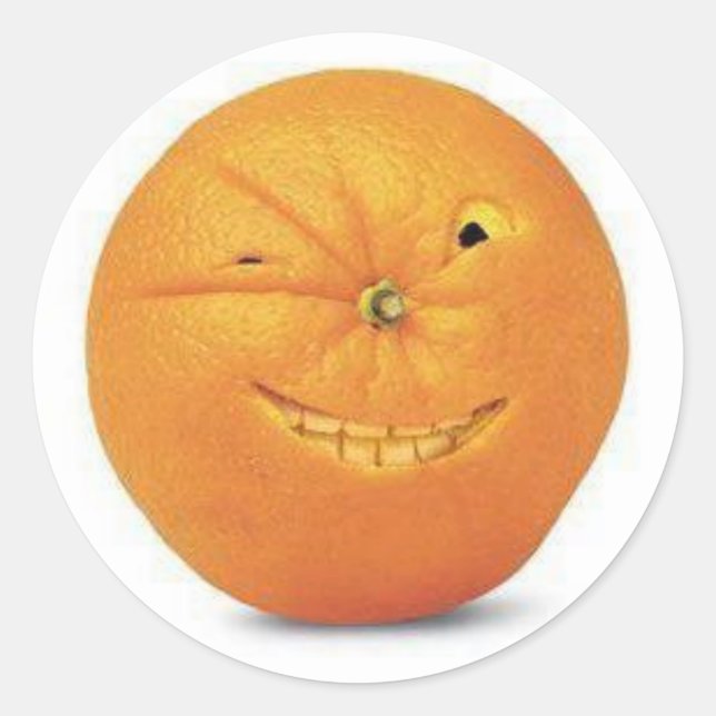 Adesivo Vinheta Laranja (Frente)