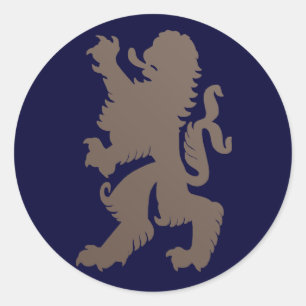 Adesivo Vinheta Leão Poderoso