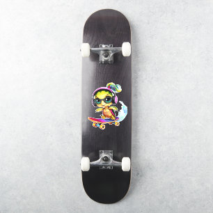 Adesivo Vinheta legal Turtle Skateboard