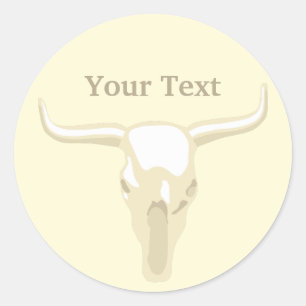 Adesivo Vinheta Longhorn Ocidental