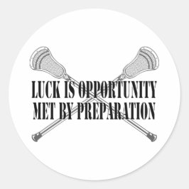Adesivo Vinheta Luck Motivação Lacrosse