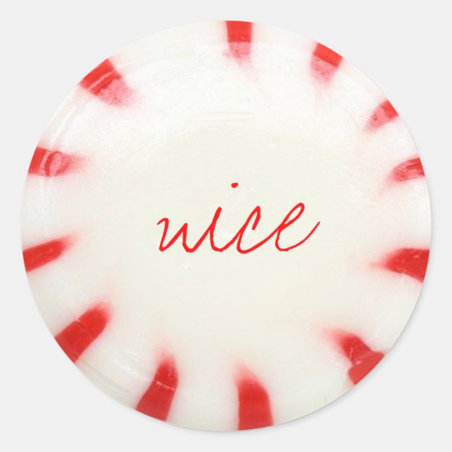 Adesivo vinheta malvada ou agradável de férias (Frente)