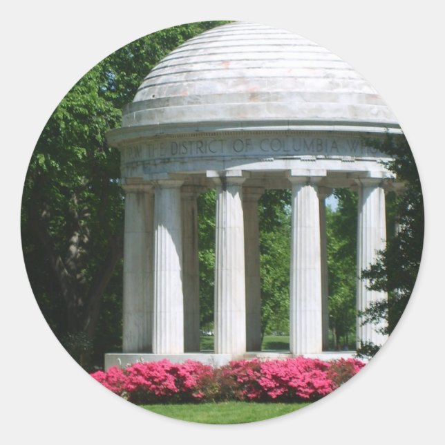 Adesivo Vinheta Memorial da Primeira Guerra Mundial (Frente)