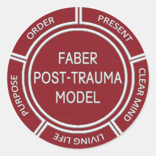 Adesivo Vinheta-modelo de trauma Posto Faber