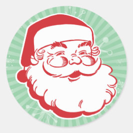 Adesivo Vinheta Moderno do Pai médio do Pai Natal