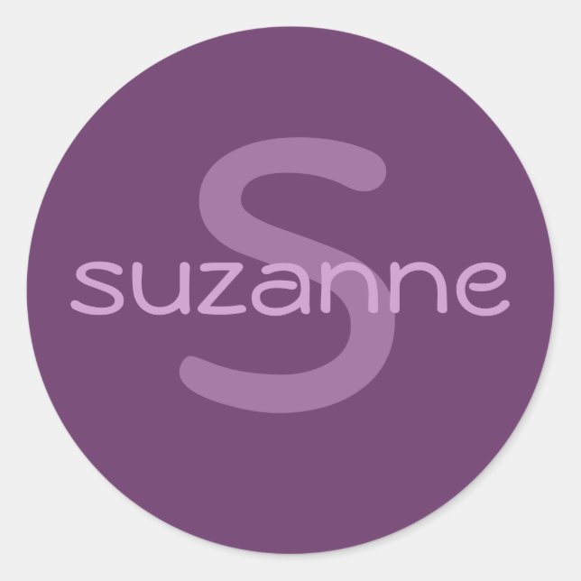 Adesivo Vinheta Monograma & Name (Frente)