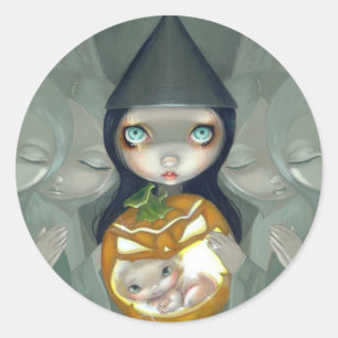 Adesivo Vinheta "Nascer de uma abóbora"