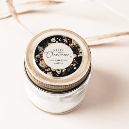 Adesivo Vinheta Natal Black Greenery