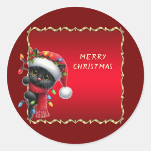 Adesivo Vinheta Natal Black Holiday