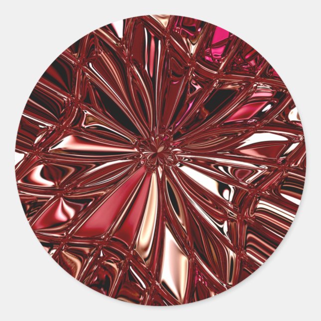 Adesivo Vinheta Natal Burgundy (Frente)