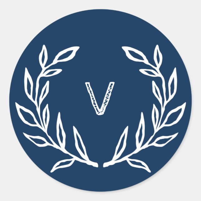 Adesivo Vinheta Natal de Natal Viva no Marinho (Frente)