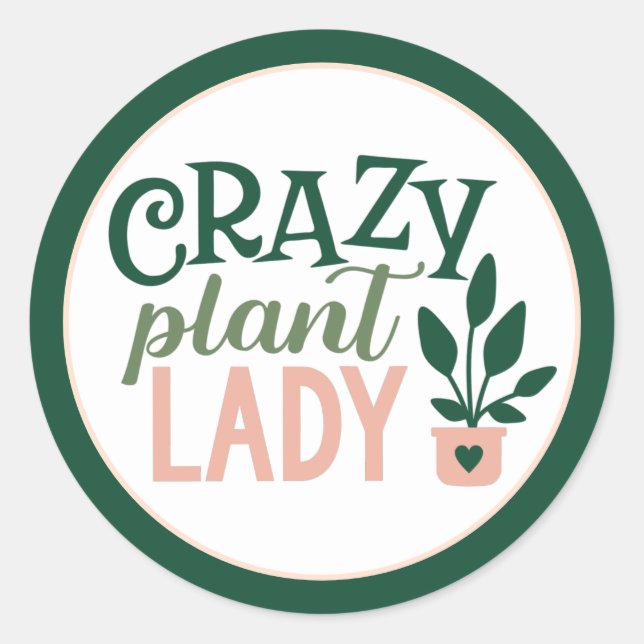 Adesivo Vinheta Natural do Jardim das Plantas (Frente)