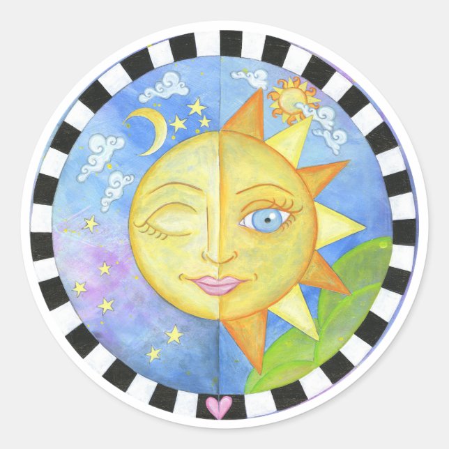 Adesivo Vinheta Noite e Dia (Frente)