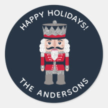 Vinheta Nutcracker Vermelho Negro Natal Feriado