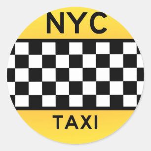 Adesivo Vinheta NYC TAXI