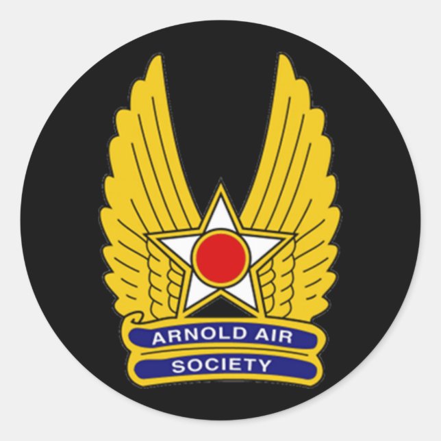 Adesivo Vinheta Oficial da Sociedade Aérea Arnold (Frente)