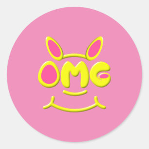 Adesivo Vinheta OMG