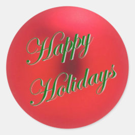 Adesivo Vinheta Ornament Red Satin