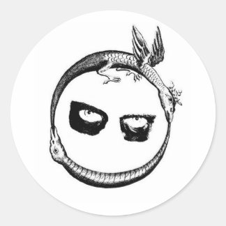Adesivo Vinheta Ouroboros
