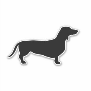 Adesivo Vinheta Oval Doxie-Land