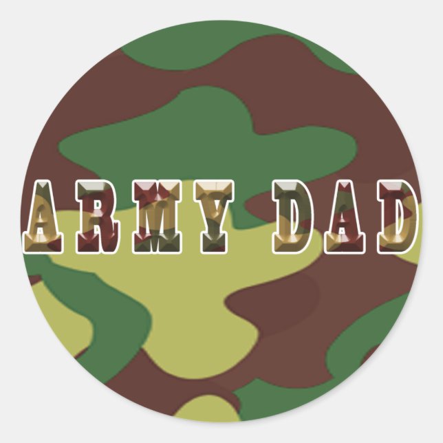 Adesivo Vinheta Pai do Exército (Frente)