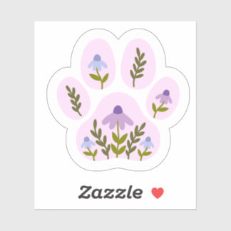 Adesivo Vinheta para impressão de caneta floral - Pet botâ