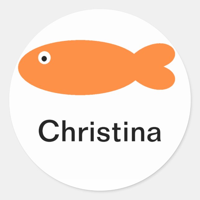 Adesivo Vinheta "Peixe" (Frente)