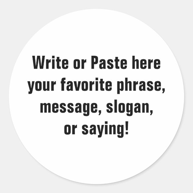 Adesivo Vinheta Pequena (3 Polegadas) (Frente)