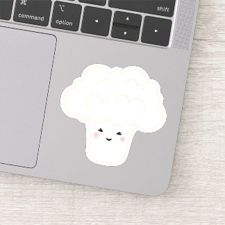 Adesivo Vinheta-personagem de desenho animado de couve-flo