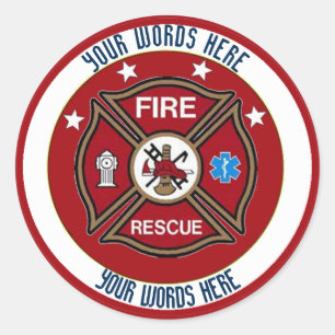 Adesivo Vinheta Personalizada de Emergência Maltesa