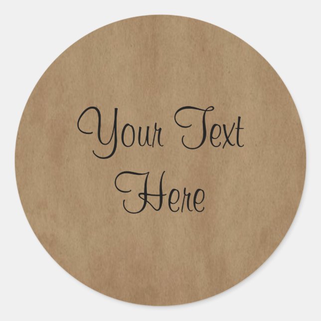 Adesivo Vinheta Personalizada de Papel Antigo (Frente)