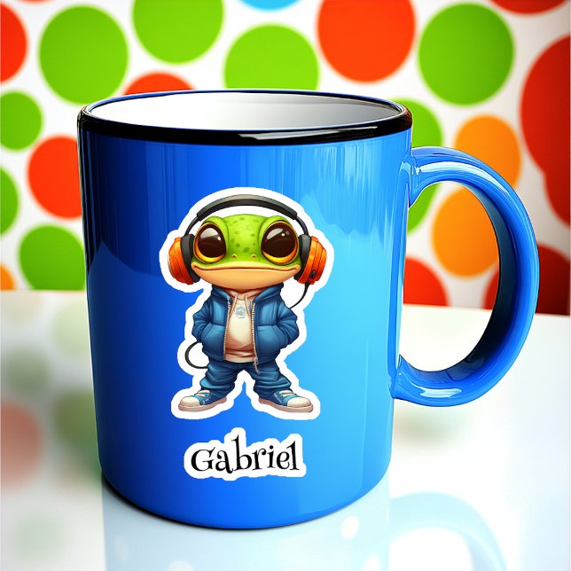 Adesivo Vinheta personalizada de Sapo Chillin (Criador carregado)