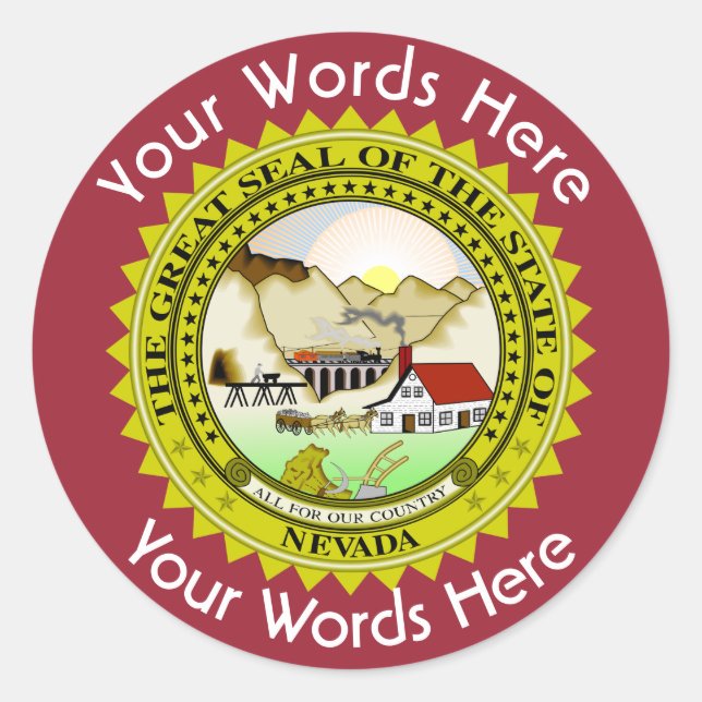 Adesivo Vinheta Personalizada de Selagem de Excelente de N (Frente)