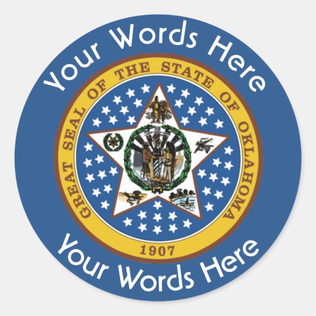 Adesivo Vinheta Personalizada de Selagem de Excelente de O (Frente)