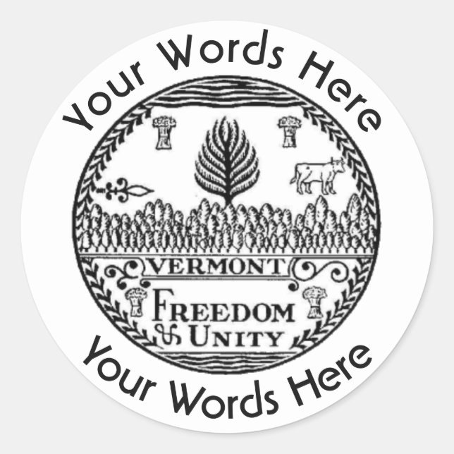 Adesivo Vinheta Personalizada de Selagem do Excelente Verm (Frente)