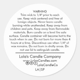 ADESIVO VINHETA PERSONALIZADA DO RÓTULO DE ALERTA