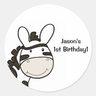 Adesivo Vinheta Personalizada ZEBRA da Tripulação da Selva