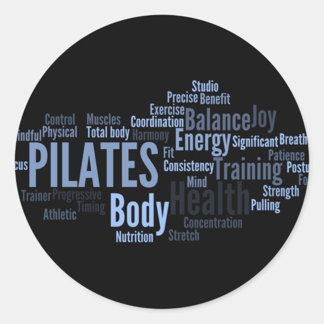 Adesivo Vinheta PILATES (Frente)