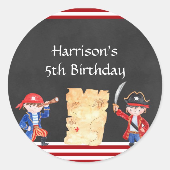 Adesivo Vinheta Pirata (Frente)