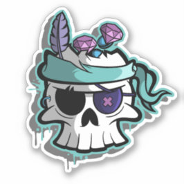 Adesivo Vinheta Pirata