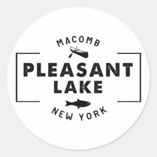 Adesivo Vinheta Pleasant Lake