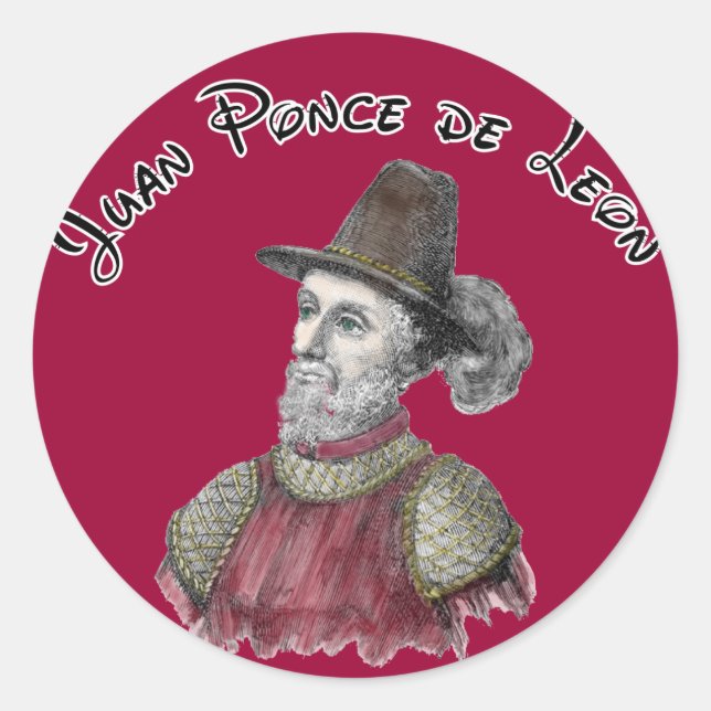 Adesivo vinheta Ponce de Leon (Frente)