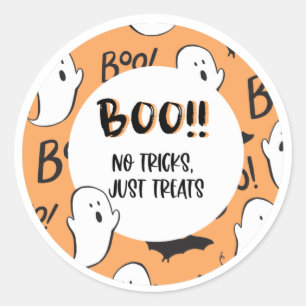 Adesivo Vinheta-presente do Halloween Treine