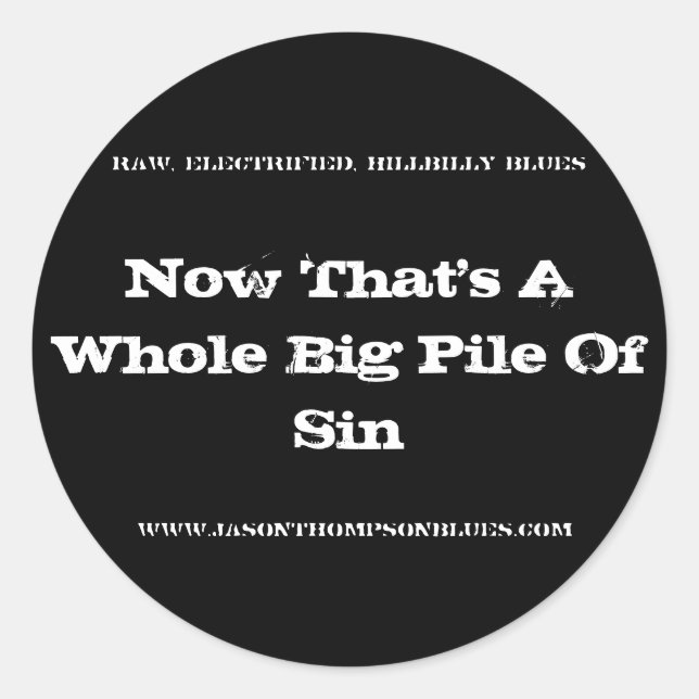 Adesivo Vinheta Preta (Frente)