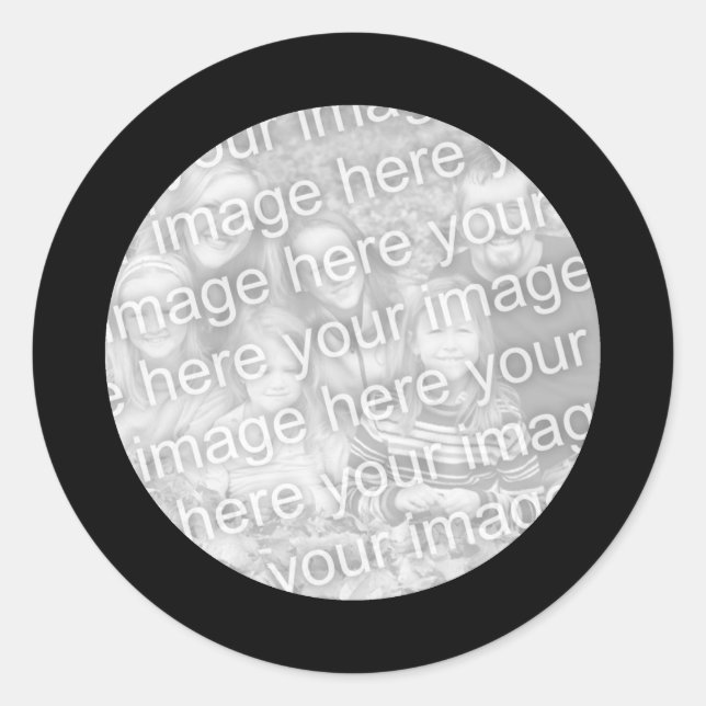 Adesivo Vinheta Preto (Frente)